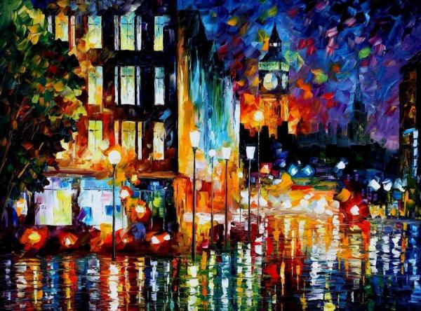 London's Lights by Leonid Afremov
