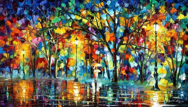 Lonely Walk by Leonid Afremov