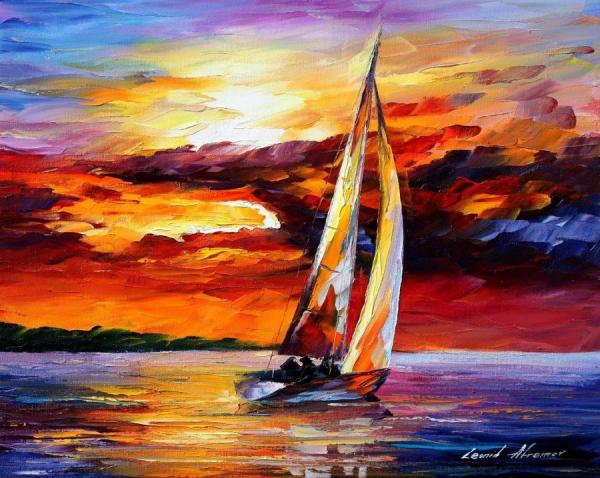 Long Sail by Leonid Afremov
