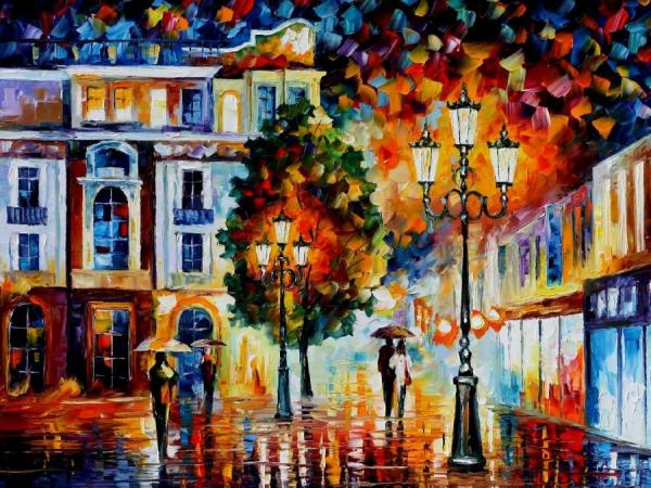 Lonley Couples by Leonid Afremov