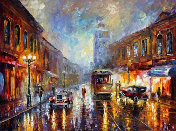 Los Angeles, 1920 by Leonid Afremov