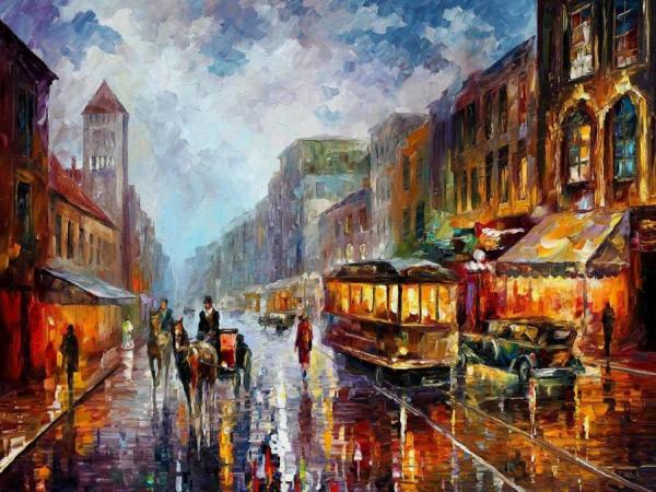 Los Angeles, 1925 by Leonid Afremov