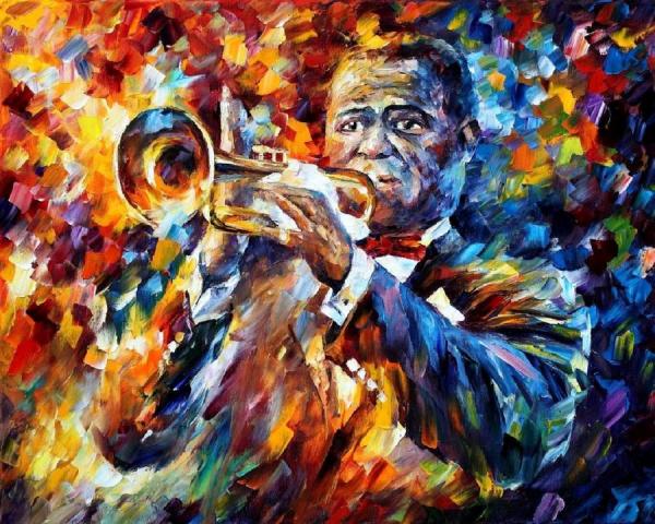 Louis Armstrong by Leonid Afremov