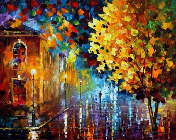 Magic Rain by Leonid Afremov
