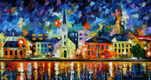 Memory Flames by Leonid Afremov Oil Painting Reproductions
