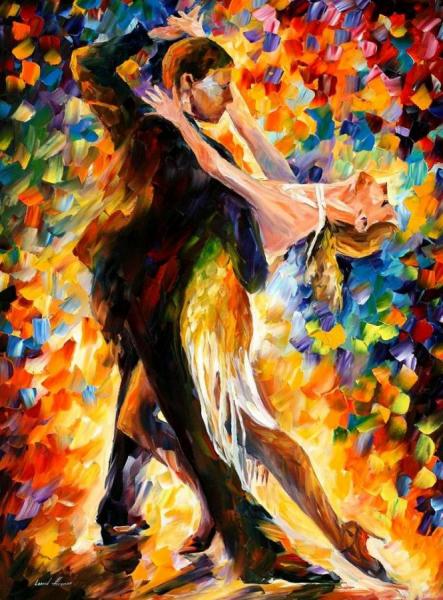 Midnight Tango by Leonid Afremov