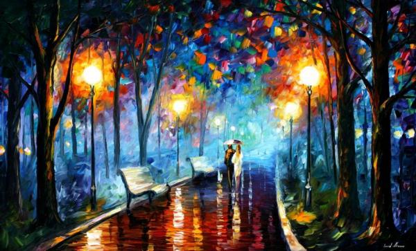 Misty Mood by Leonid Afremov