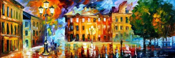 Moonlight Shadows by Leonid Afremov Oil Painting Reproductions