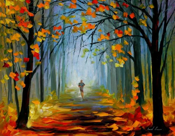 Morning Jog by Leonid Afremov