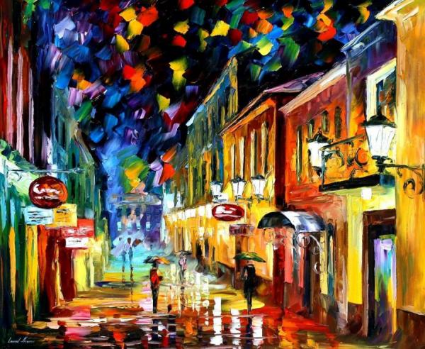 Night Etude by Leonid Afremov
