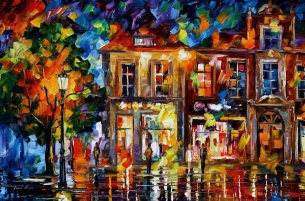 Night Imagination by Leonid Afremov Oil Painting Reproductions
