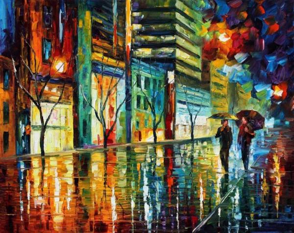 Night Jerusalem by Leonid Afremov