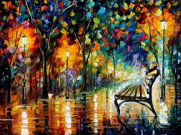 Night Loneliness by Leonid Afremov