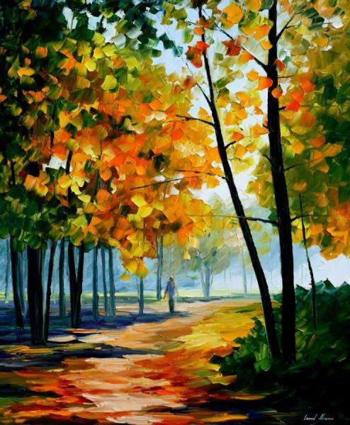 Noon In The Forest by Leonid Afremov