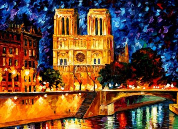 Notre Dame De Paris by Leonid Afremov