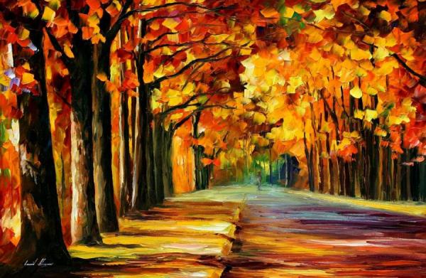 Oak Alley by Leonid Afremov
