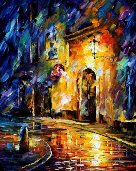 Old Town I by Leonid Afremov