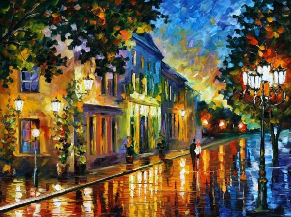 On The Way To Morning by Leonid Afremov