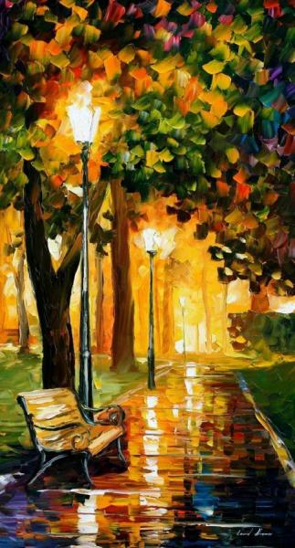 Leonid Afremov Park Lights
