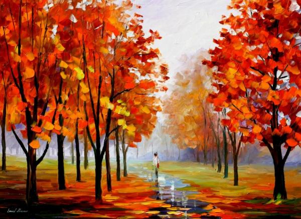 Pink Fog by Leonid Afremov