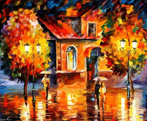 Rain Impression by Leonid Afremov
