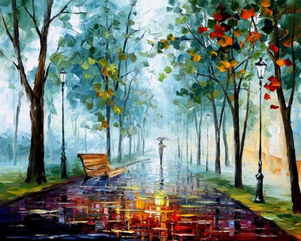 Rainy Afternoon by Leonid Afremov