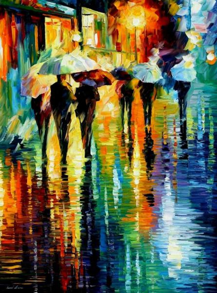 Rainy Etude by Leonid Afremov