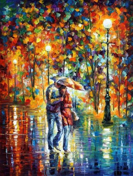 Rainy Evening by Leonid Afremov