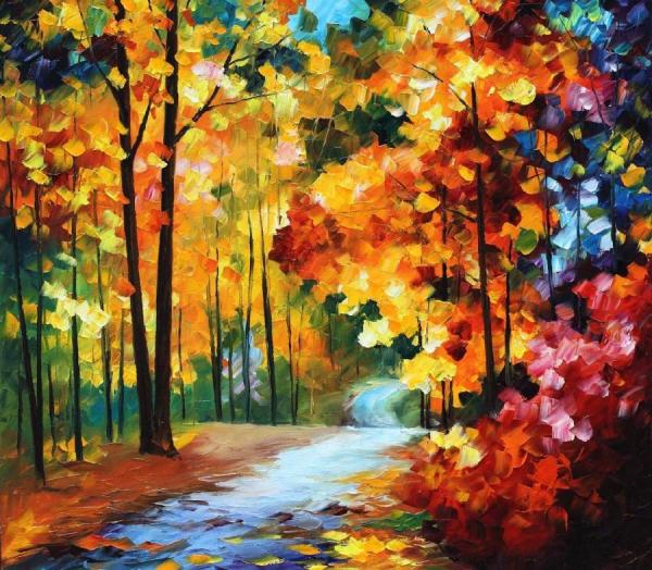 Red Fall by Leonid Afremov