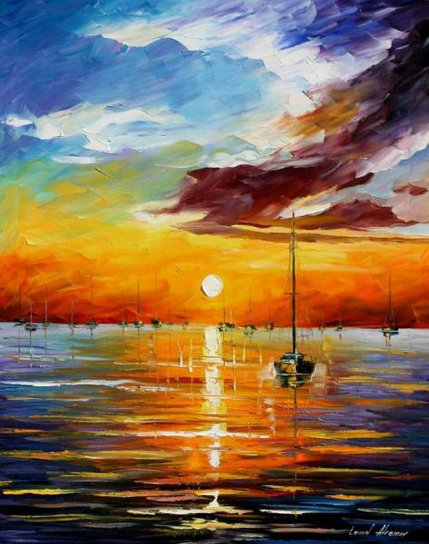 Resting With The Sun by Leonid Afremov