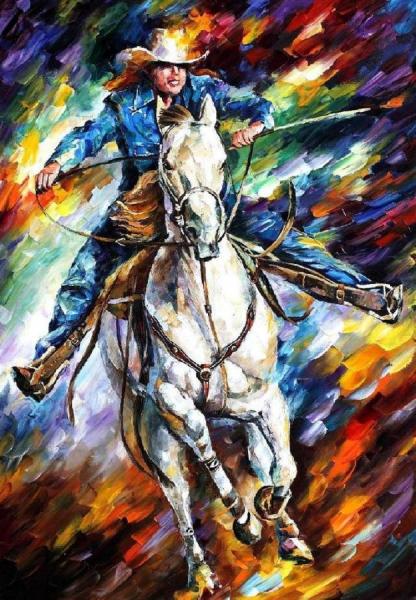 Rider by Leonid Afremov