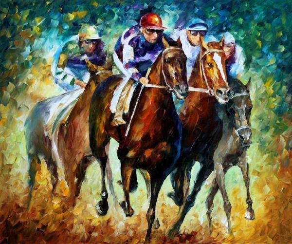 Riders I by Leonid Afremov