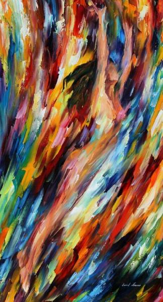 Riding With The Wave by Leonid Afremov