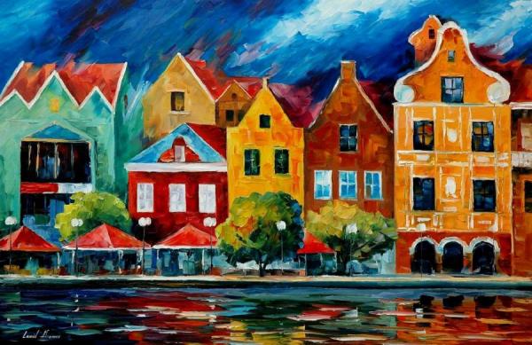 Riverfront by Leonid Afremov