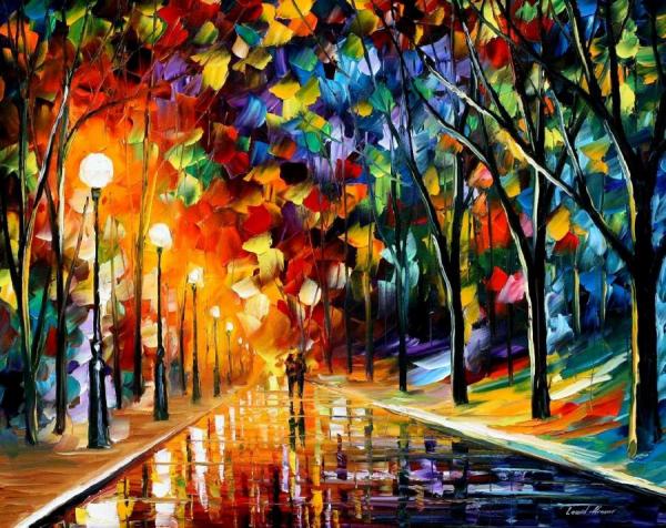 Romantic Eveng by Leonid Afremov