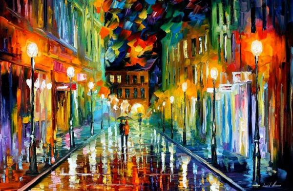 Romantic Evening by Leonid Afremov