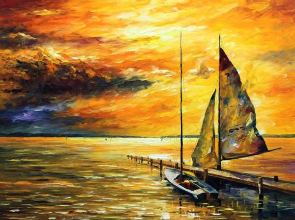 Sailing Away by Leonid Afremov