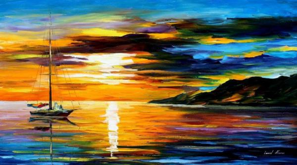 Sailing With The Sun by Leonid Afremov