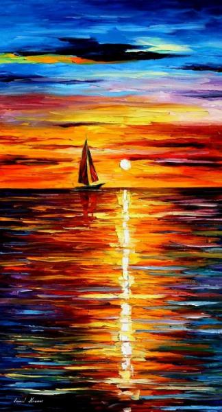 Sea Reflections by Leonid Afremov