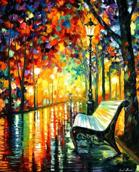 She Left by Leonid Afremov