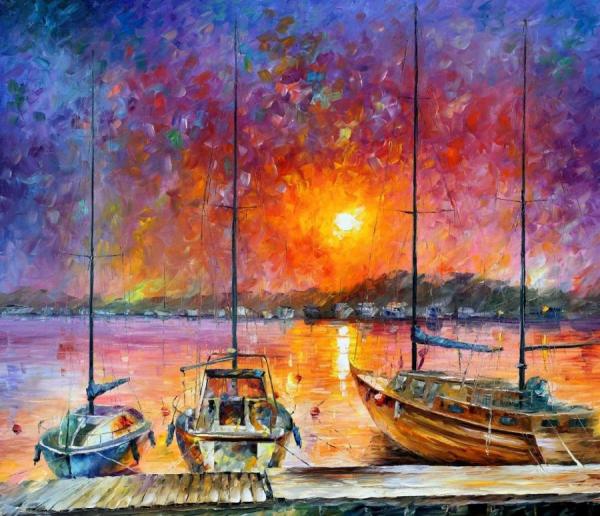 Ships Of Freedom by Leonid Afremov