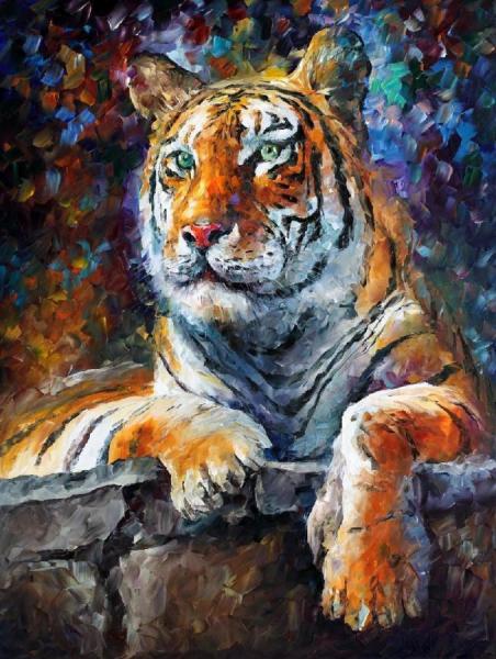 Siberian Tiger by Leonid Afremov