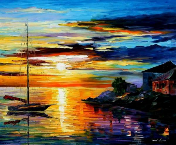 Sicily Messina by Leonid Afremov
