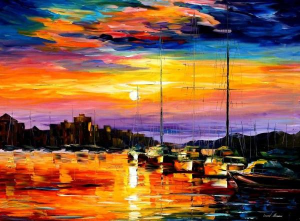 Sicily Messina I by Leonid Afremov