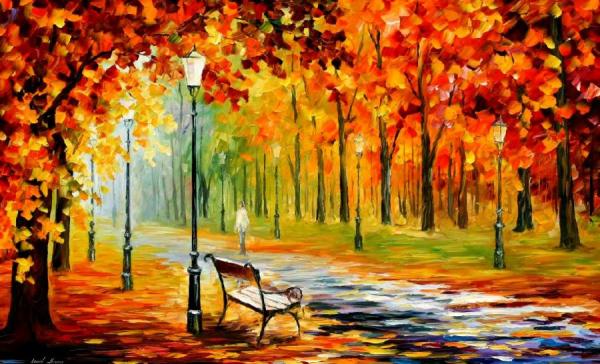 Silence Of The Fall by Leonid Afremov