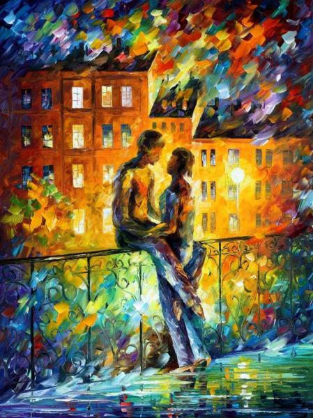 Silhouettes by Leonid Afremov
