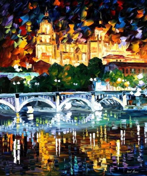 Spain Salamanca by Leonid Afremov
