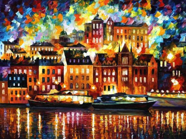 Stockholm by Leonid Afremov