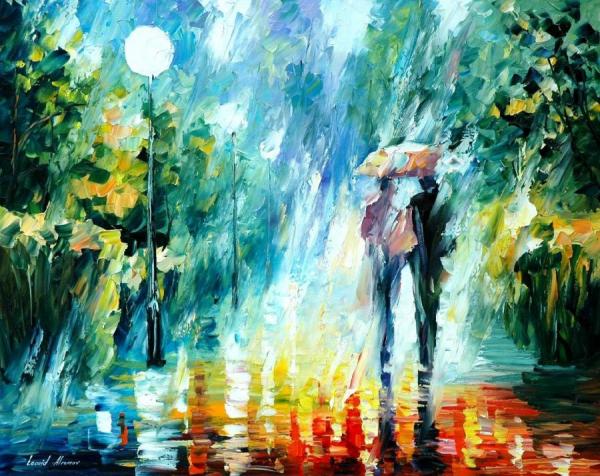Summer Rain by Leonid Afremov