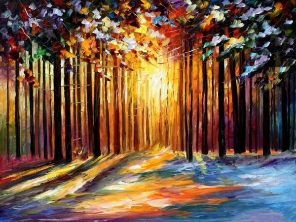 Sun Of January by Leonid Afremov